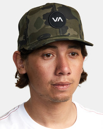 5 VA Patch Snapback Hat Brown AVYHA00467 RVCA