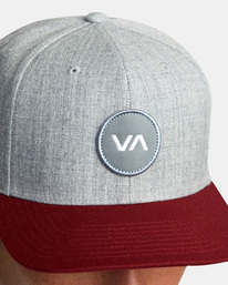 4 VA Patch Snapback Hat Grey AVYHA00467 RVCA