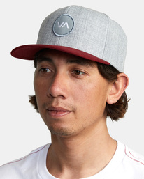 2 VA Patch Snapback Hat Grey AVYHA00467 RVCA