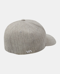 1 RVCA Flex Fit Hat Grey AVYHA00477 RVCA