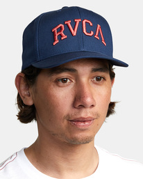 5 Arched Snapback Hat Grey AVYHA00493 RVCA