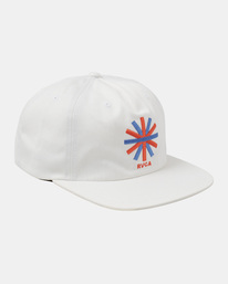 2 Jesse Brown Asterisk - Gorra con Ajuste Posterior a Presión para Hombre Blanco AVYHA00496 RVCA