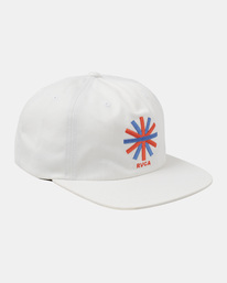 12 Jesse Brown Asterisk - Gorra con Ajuste Posterior a Presión para Hombre Blanco AVYHA00496 RVCA