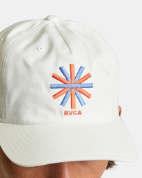 7 Jesse Brown Asterisk - Gorra con Ajuste Posterior a Presión para Hombre Blanco AVYHA00496 RVCA