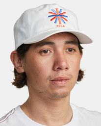 8 Jesse Brown Asterisk - Gorra con Ajuste Posterior a Presión para Hombre Blanco AVYHA00496 RVCA