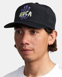 2 Matter At Hand Snapback Hat Black AVYHA00497 RVCA