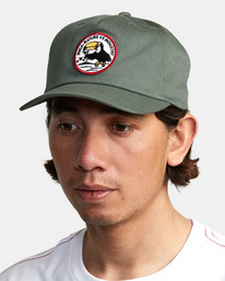 2 Tipsy Toucan Snapback Hat Green AVYHA00500 RVCA
