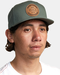 5 Atlas Snapback Hat Green AVYHA00508 RVCA