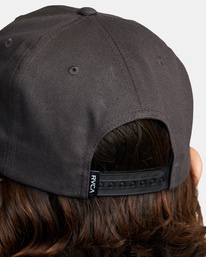 3 Industrial Snapback Hat Black AVYHA00509 RVCA