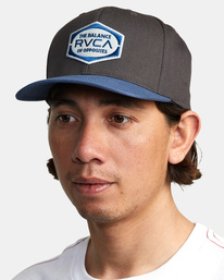 2 Industrial Snapback Hat Black AVYHA00509 RVCA