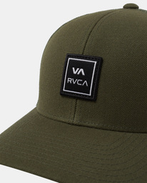 3 VA Station - Truckerkappe für Männer Grün AVYHA00512 RVCA