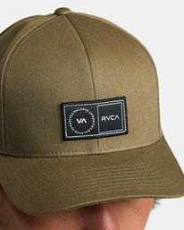 4 Platform Snapback Hat Green AVYHA00514 RVCA