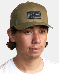 5 Platform Snapback Hat Green AVYHA00514 RVCA