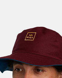 4 RVCA Reversible Bucket Hat Blue AVYHA00519 RVCA