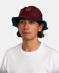 2 RVCA Reversible Bucket Hat Blue AVYHA00519 RVCA