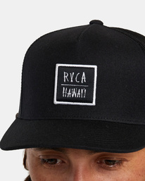 3 Hawaii Horton Trucker Hat Black AVYHA00520 RVCA