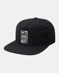 0 Martin Ander Blur Snapback Hat Black AVYHA00531 RVCA