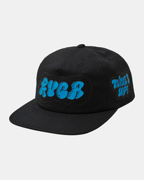 0 Times Up Snapback Hat Black AVYHA00540 RVCA