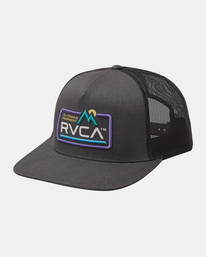 0 All Terrain Trucker Hat Grey AVYHA00553 RVCA