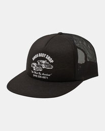 0 Body Shop Trucker Hat Black AVYHA00558 RVCA