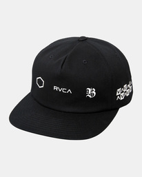 rvca, Barron Mamiya - Casquette snapback pour Homme, BLACK (blk) Barron Mamiya - Snapback Cap for Men AVYHA00568