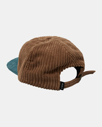 1 Cottontale - Gorra con cincha posterior de ajuste para Hombre Marron AVYHA00574 RVCA