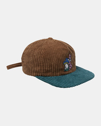 4 Cottontale - Gorra con cincha posterior de ajuste para Hombre Marron AVYHA00574 RVCA