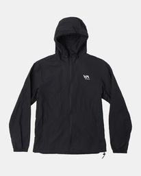 0 Outsider Packable Anorak Jacket Black AVYJK00148 RVCA