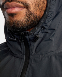 16 Outsider Packable Anorak Jacket Black AVYJK00148 RVCA