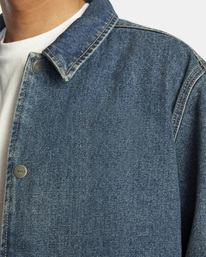2 Everett Denim Coaches Jacket  AVYJK00173 RVCA
