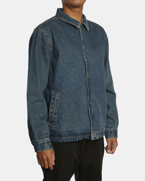 4 Everett Denim Coaches Jacket  AVYJK00173 RVCA