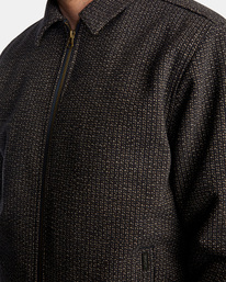 3 Pisco Zip-Up Jacket Blue AVYJK00185 RVCA
