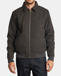 1 Pisco Zip-Up Jacket Blue AVYJK00185 RVCA