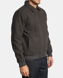 5 Pisco Zip-Up Jacket Blue AVYJK00185 RVCA