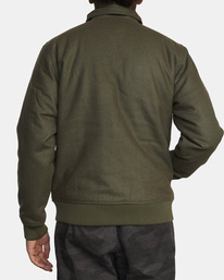 2 Pisco Zip-Up Jacket Green AVYJK00185 RVCA