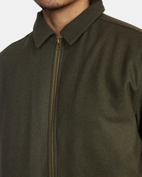 6 Pisco Zip-Up Jacket Green AVYJK00185 RVCA
