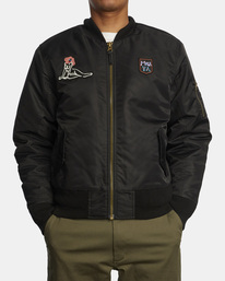 0 Oblow VA-1 Flight Jacket  AVYJK00186 RVCA