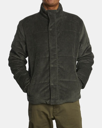 1 Townes Quilted Jacket Black AVYJK00190 RVCA