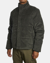 4 Townes Quilted Jacket Black AVYJK00190 RVCA