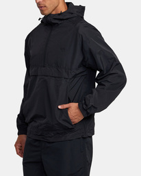 4 VA Sport Outsider - Packable Anorak Jacket for Men Black AVYJK00200 RVCA