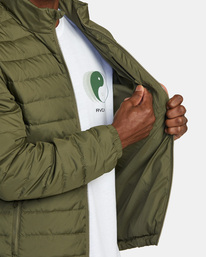 5 Packable Puffa Jacket Beige AVYJK00208 RVCA