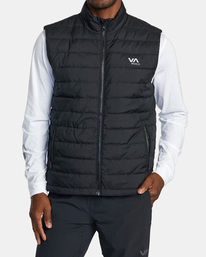 7 Packable Puffa - Giacca imbottita smanicata da Uomo Black AVYJK00231 RVCA