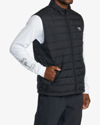 4 Packable Puffa - Giacca imbottita smanicata da Uomo Black AVYJK00231 RVCA