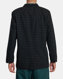 3 Spun Spirit Studio Plaid Blazer Blue AVYJK00242 RVCA