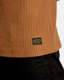 6 Day Shift Long Sleeve Thermal Shirt Brown AVYKT00104 RVCA