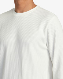 2 Recession Collection Day Shift - Haut thermique à manches longues pour Homme Blanc AVYKT00104 RVCA