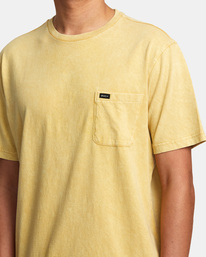 3 MANIC TIE DYE CREW TEE Beige AVYKT00135 RVCA