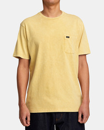 1 MANIC TIE DYE CREW TEE Beige AVYKT00135 RVCA