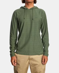 1 PTC Texture Stripe Hoodie  AVYKT00167 RVCA