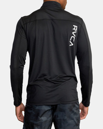 13 VA Sport Vent - Performance Long Sleeve Top for Men Black AVYKT00169 RVCA